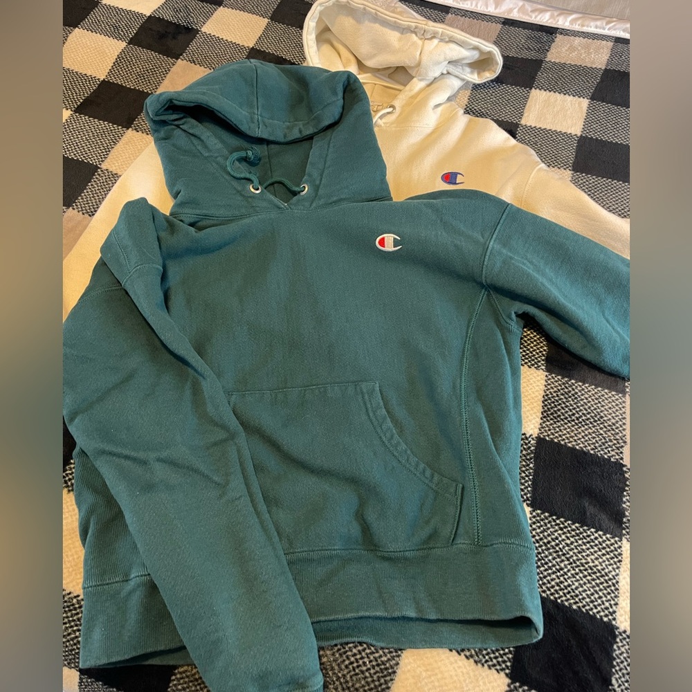 2- Small Champion “Reverse Weave” Sweatshirts